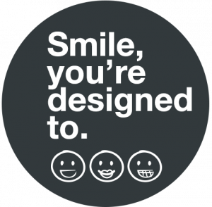 Image of our slogan "Smile, you're designed to".
