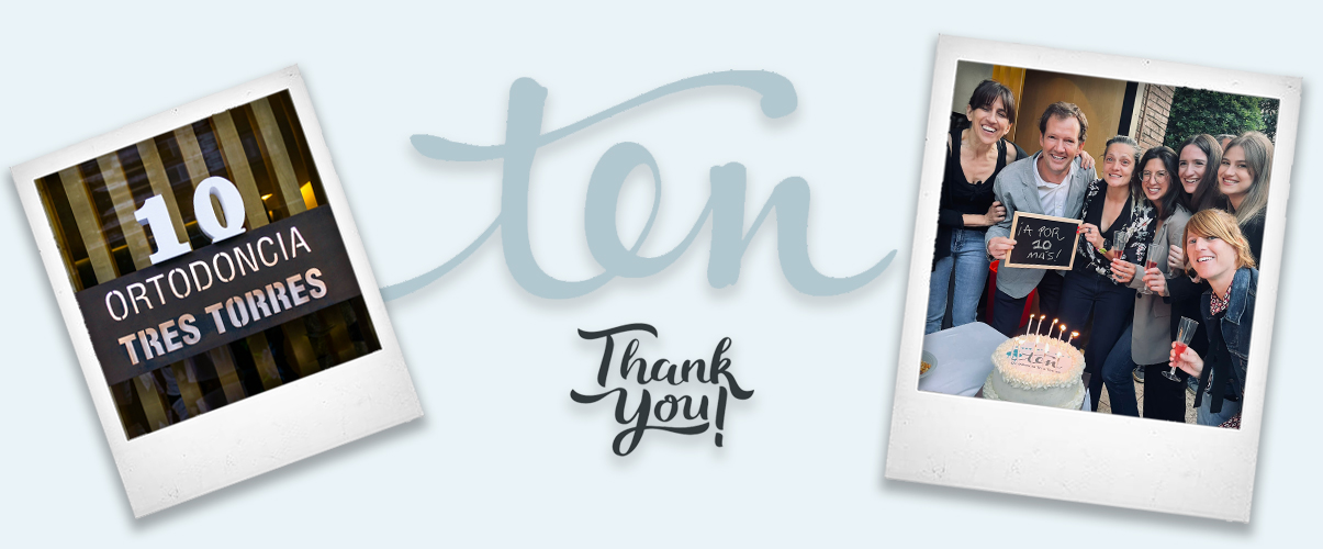 10 Aniversario de Ortodoncia Tres Torres Barcelona